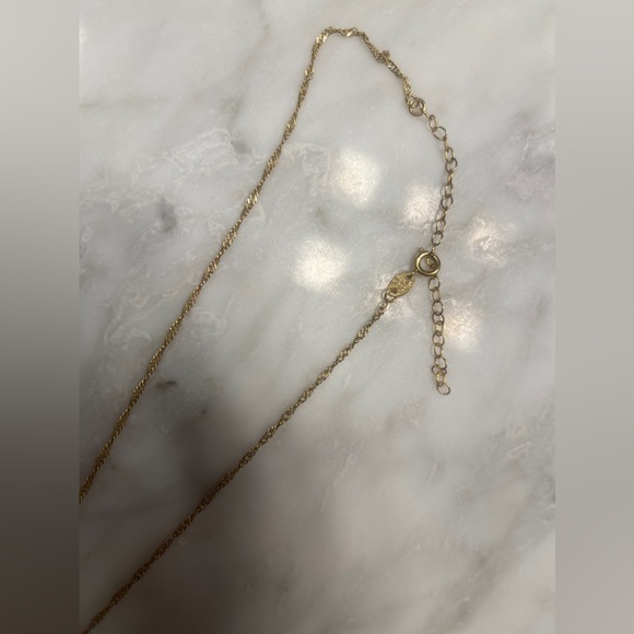 Gold Snake Rhinestone Necklace - Picture 5 of 5